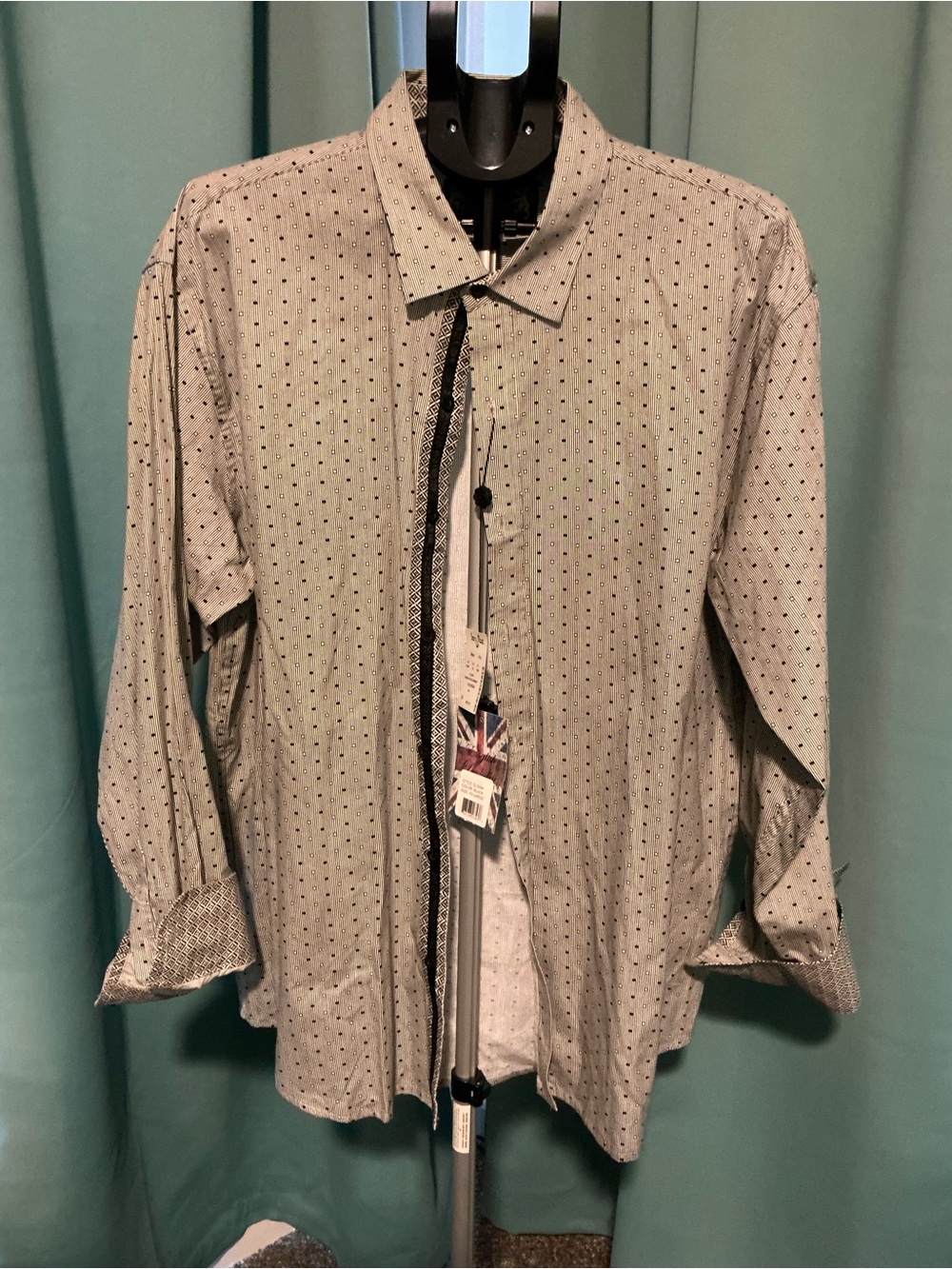NWT Men’s Sz XXL Gray/Black Stylish shirt  by English Laundry